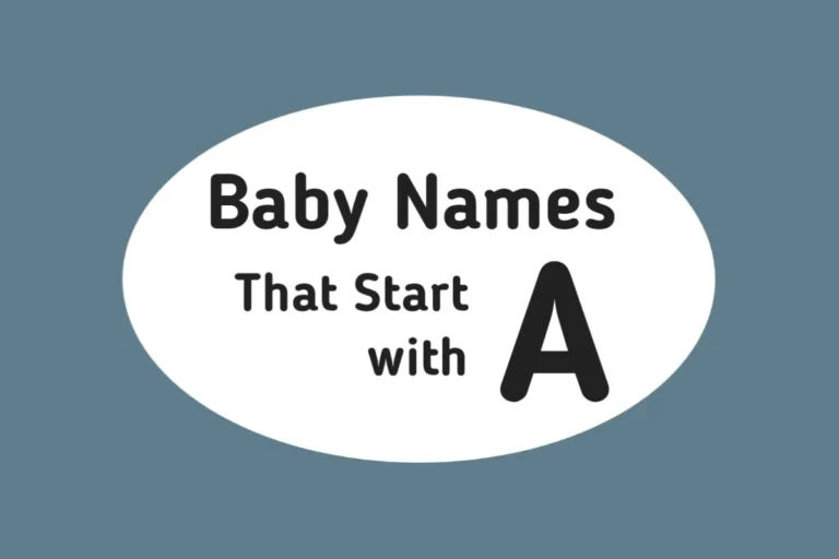 Baby Names That Start with A