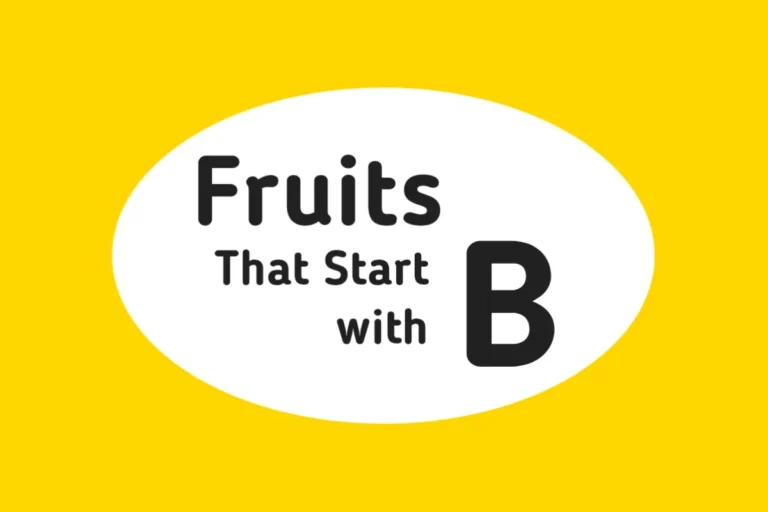 Fruit Names-Fruits That Start with B