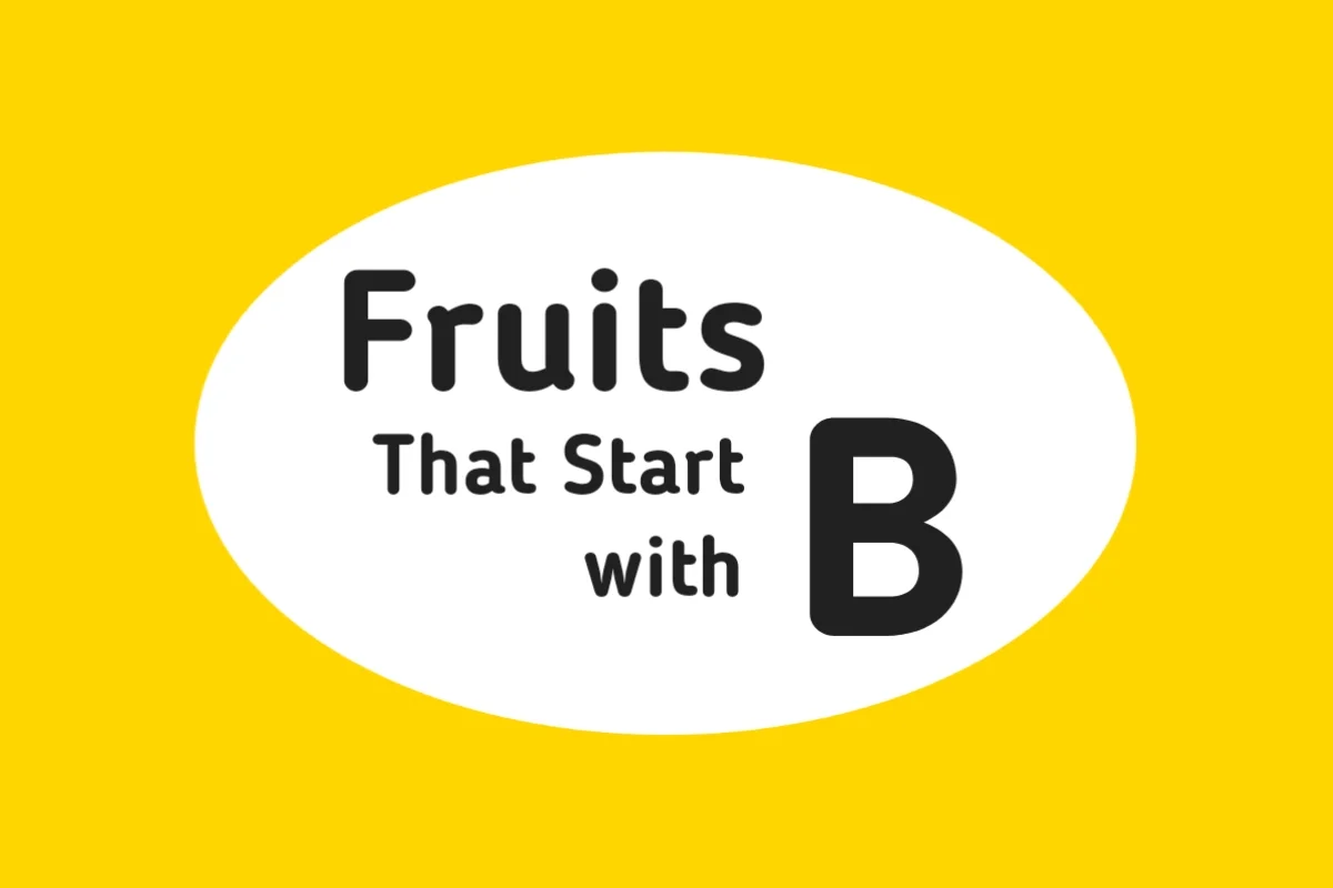 Fruit Names-Fruits That Start with B