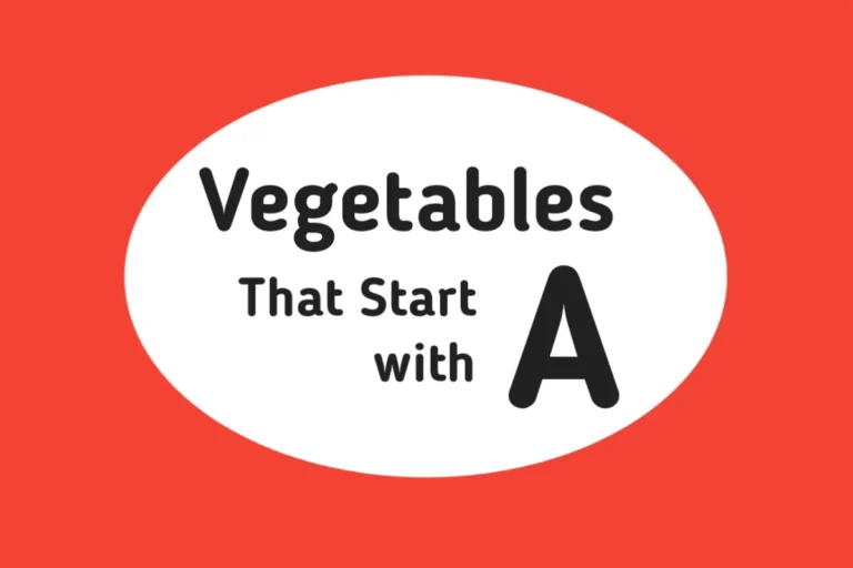 Vegetable Names-Vegetables That Start with A