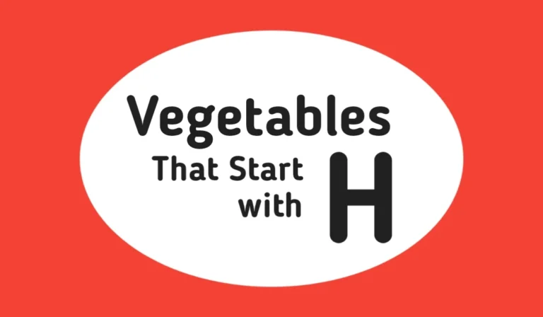Vegetable Names-Vegetables That Start with H